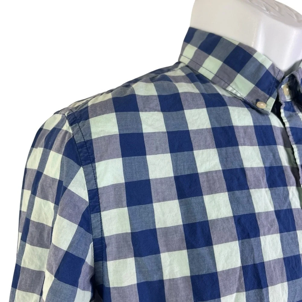 J.Crew Men’s Casual Shirt Button down Plaid Size M
